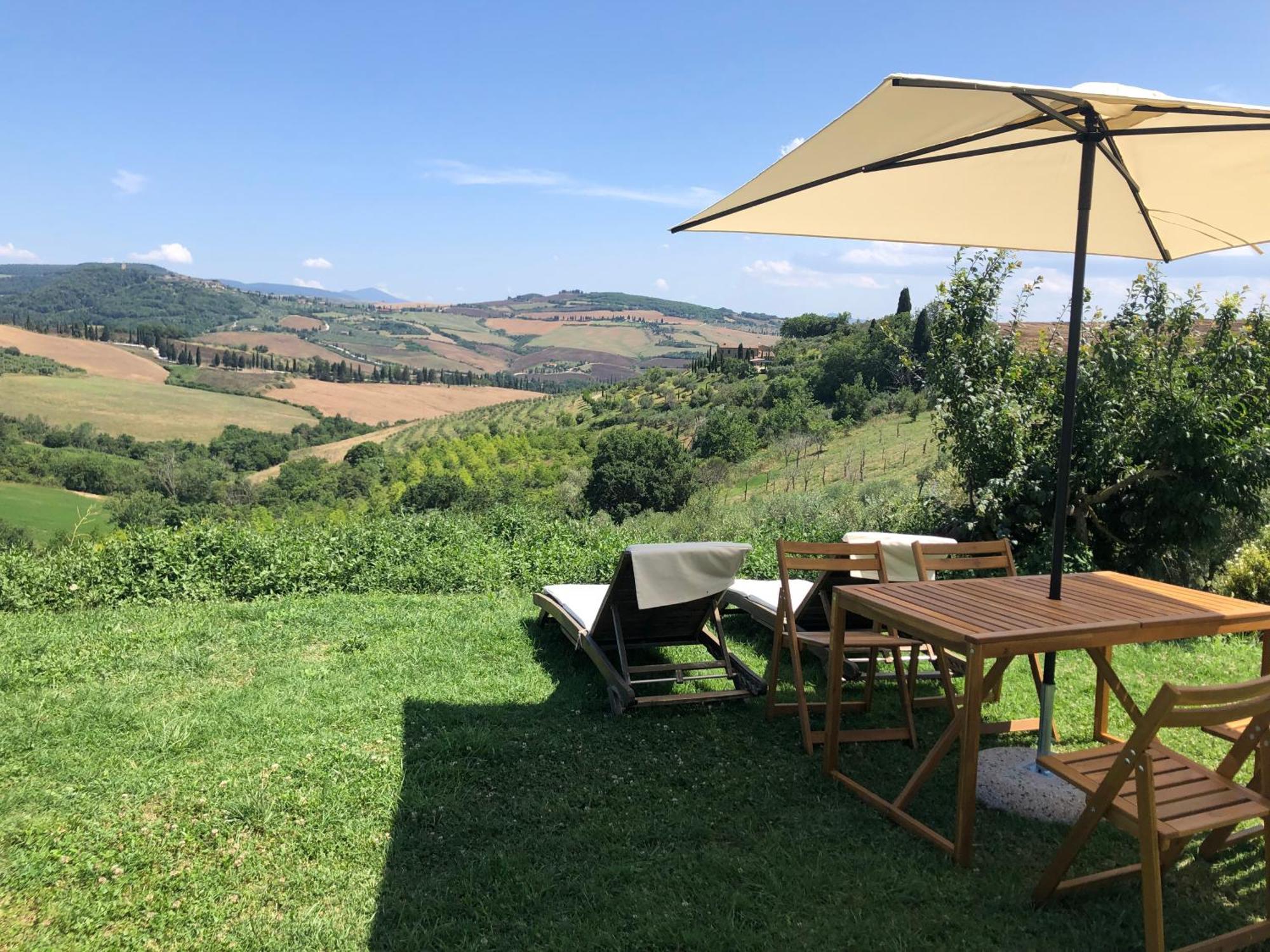 Poggio Ai Gelsi Villa ปีเอนซา ภายนอก รูปภาพ