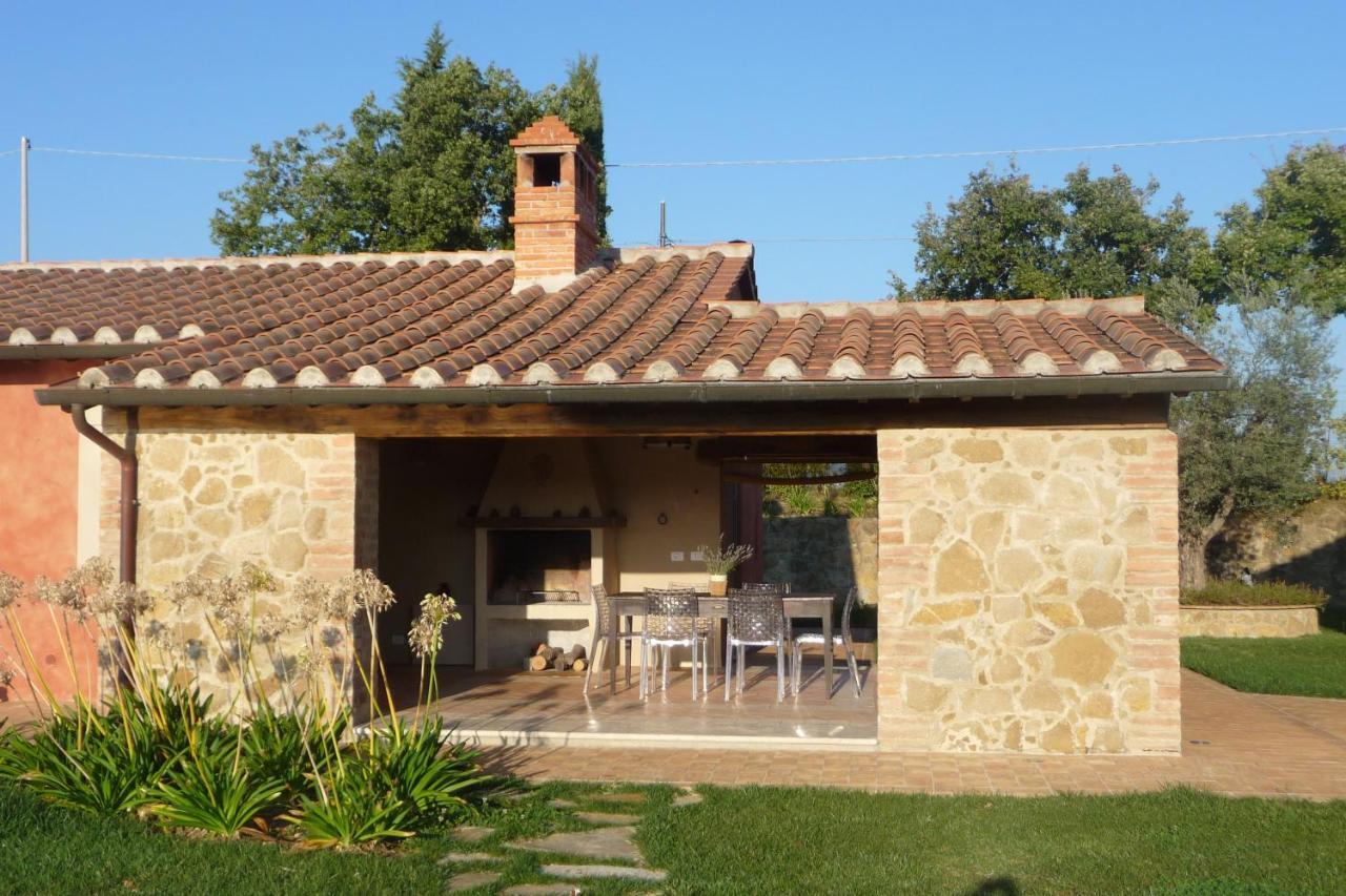Poggio Ai Gelsi Villa ปีเอนซา ภายนอก รูปภาพ